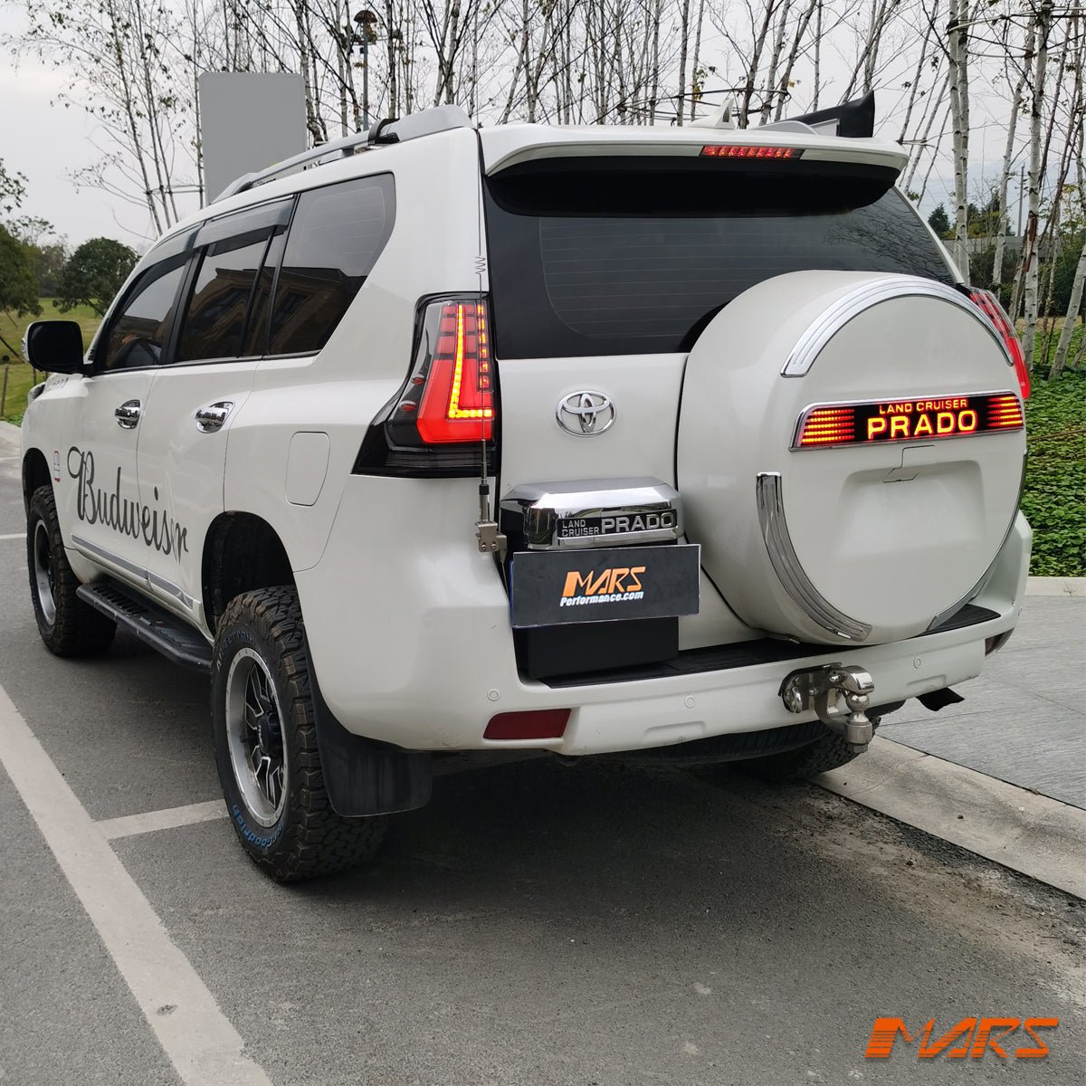Smoked Full LED Tail Lights with Sequential Indicator for TOYOTA LANDCRUISER Prado 150 Series LC150 FJ150 2018 - 2023 - Mars Performance