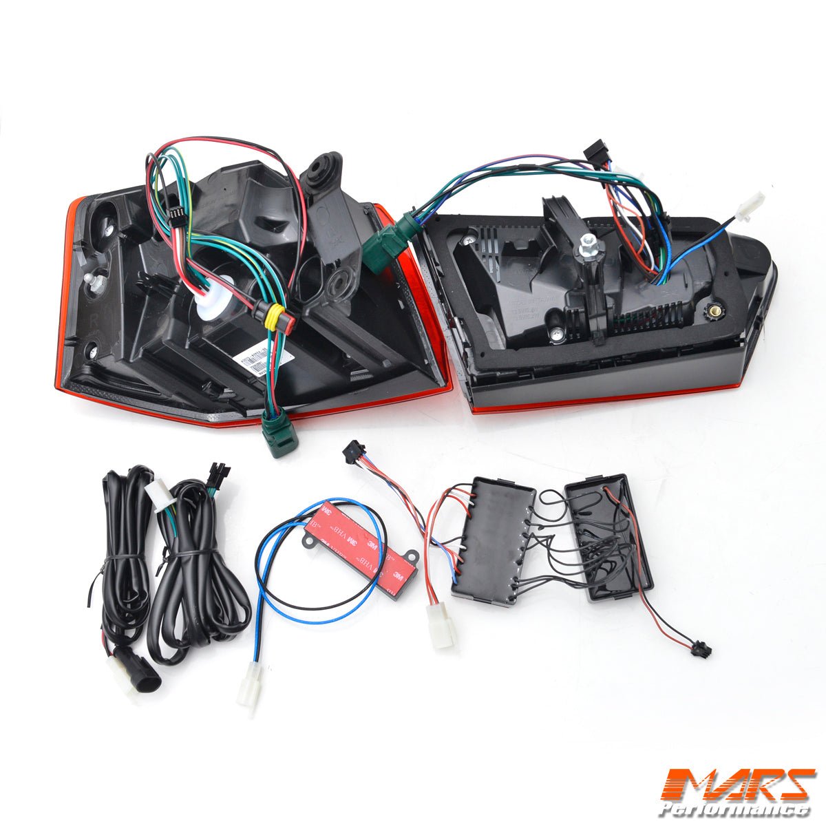 Smoked Full Update LED Tail Lights with Sequential Indicator for AUDI A6 S6 C7 11 - 14 Sedan - Mars Performance