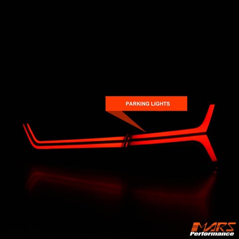 Smoked Full Update LED Tail Lights with Sequential Indicator for AUDI A6 S6 C7 11 - 14 Sedan - Mars Performance