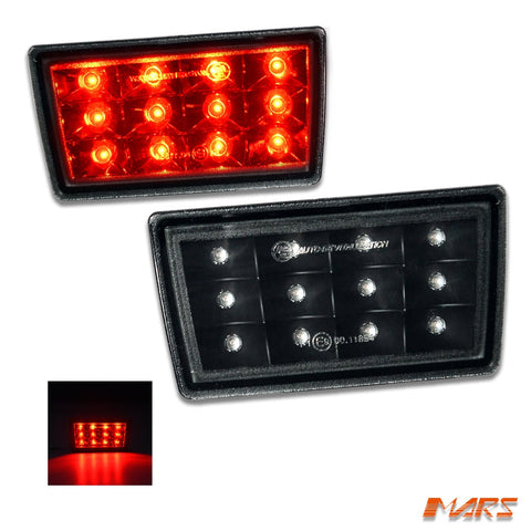 Smoked LED Rear Bumper Bar Fog & Brake Tail light for Subaru WRX & STI 2014 - 2021 - Mars Performance