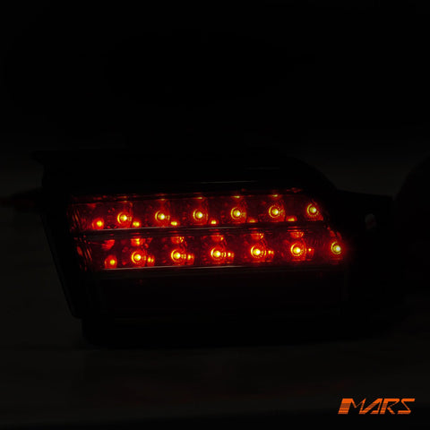 Smoked LED Rear Fog Brake Tail Lights for TOYOTA LANDCRUISER Prado 150 Series FJ150 LC150 2009 - 2017 - Mars Performance