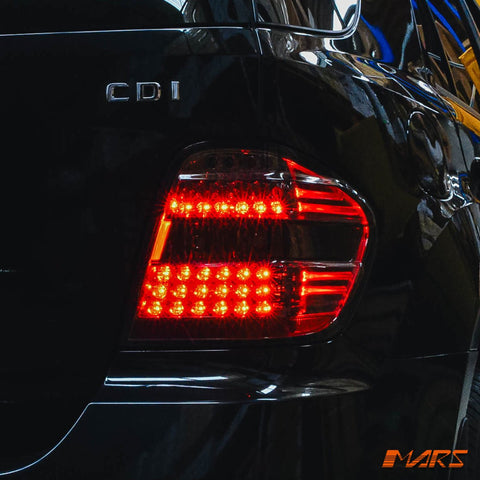 Smoked LED Tail Lights for Mercedes - Benz ML - Class W164 2006 - 2008 & ML63 AMG - Mars Performance