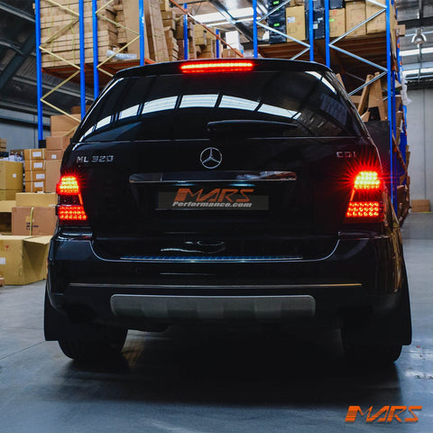 Smoked LED Tail Lights for Mercedes - Benz ML - Class W164 2006 - 2008 & ML63 AMG - Mars Performance