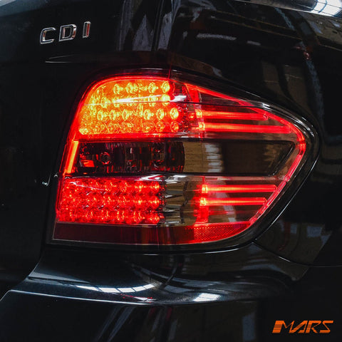 Smoked LED Tail Lights for Mercedes - Benz ML - Class W164 2006 - 2008 & ML63 AMG - Mars Performance