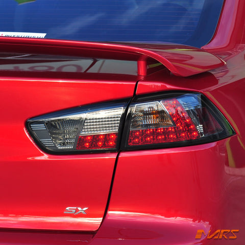 Smoked LED Tail lights for Mitsubishi Lancer CJ CF & EVO X Sedan 2007 - 2018 - Mars Performance