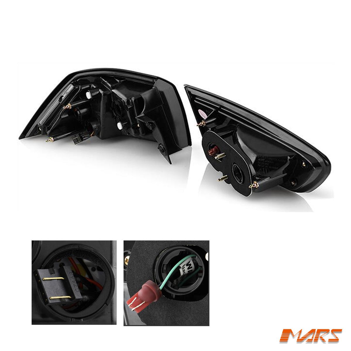 Smoked LED Tail lights for Mitsubishi Lancer CJ CF & EVO X Sedan 2007 - 2018 - Mars Performance