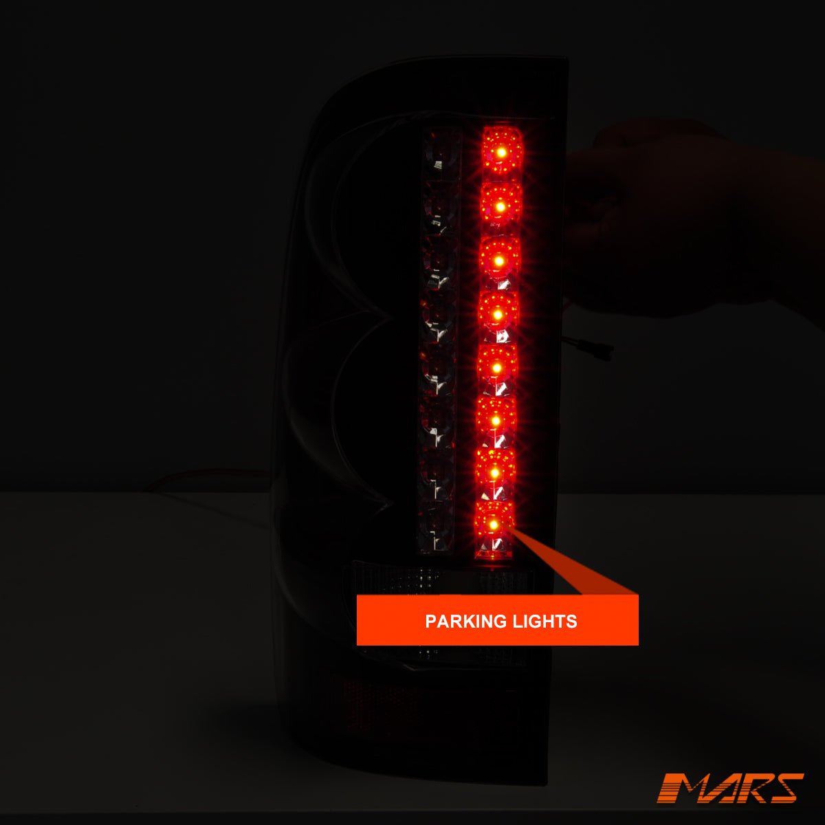 Smoked LED Tail lights with LED Indicators for Toyota Hilux VIGO 2005 - 2014 UTE PICK UP - Mars Performance