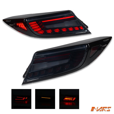 Smoked OLED Tail Lights with LED Sequential Indicator for TOYOTA GR86 ZN8 2022+ & BRZ ZD8 2021+ - Mars Performance