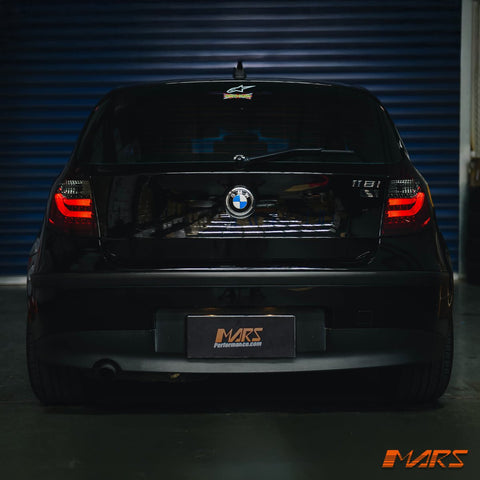 Smoked Red 3D LED Tail Lights for BMW 1 Series E81 E87 Hatch 2004 - 2006 - Mars Performance