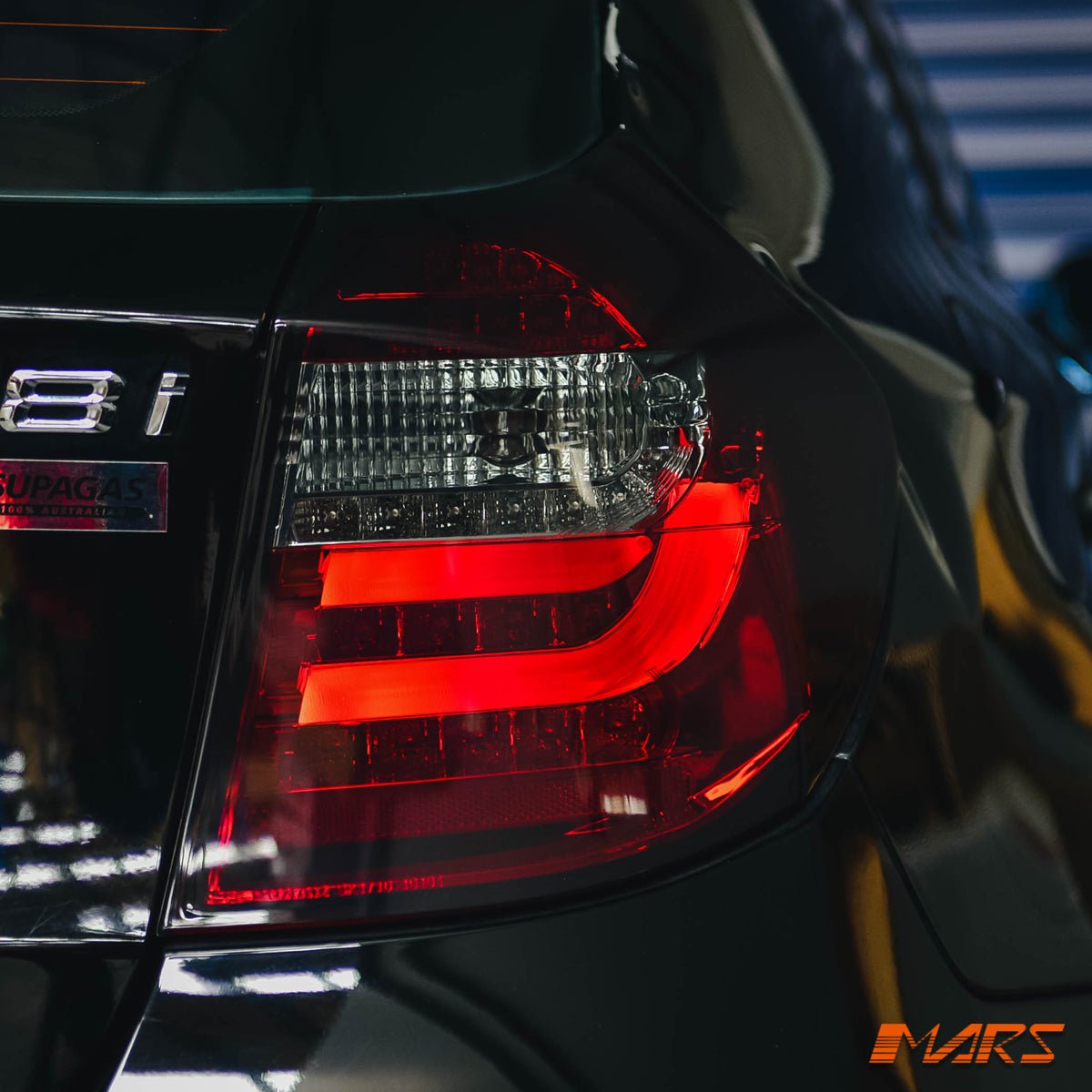 Smoked Red 3D LED Tail Lights for BMW 1 Series E81 E87 Hatch 2004 - 2006 - Mars Performance