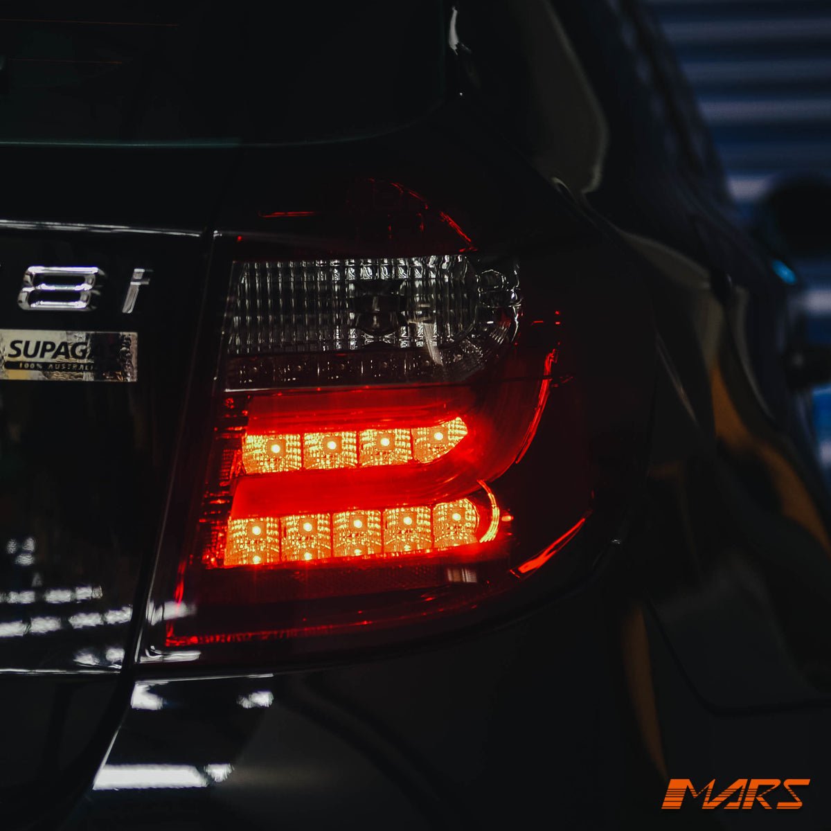 Smoked Red 3D LED Tail Lights for BMW 1 Series E81 E87 Hatch 2004 - 2006 - Mars Performance