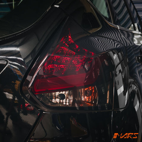 Smoked Red 3D Stripe Bar LED Tail lights for Ford Focus LW Hatch 2012 - 2015 - Mars Performance