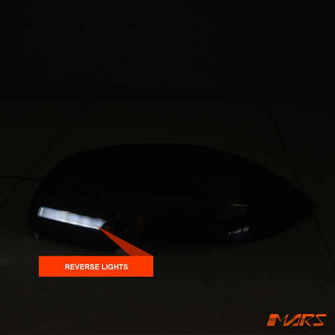 Smoked Red LED 3D Stripe Bar Tail lights with Sequential Indicators for Porsche Cayenne 958 92A 2010 - 2014 - Mars Performance