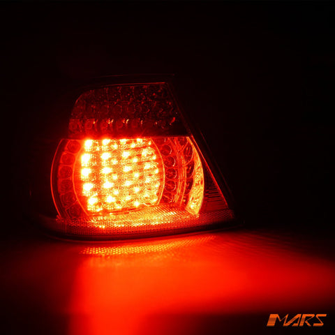 Smoked Red LED Tail Lights for BMW 3 - Series E46 2D Coupe 1999 - 2002 Pre LCI & M3 - Mars Performance