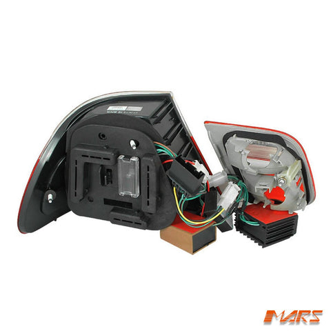 Smoked Red LED Tail Lights for BMW 3 - Series E46 2D Coupe 1999 - 2002 Pre LCI & M3 - Mars Performance