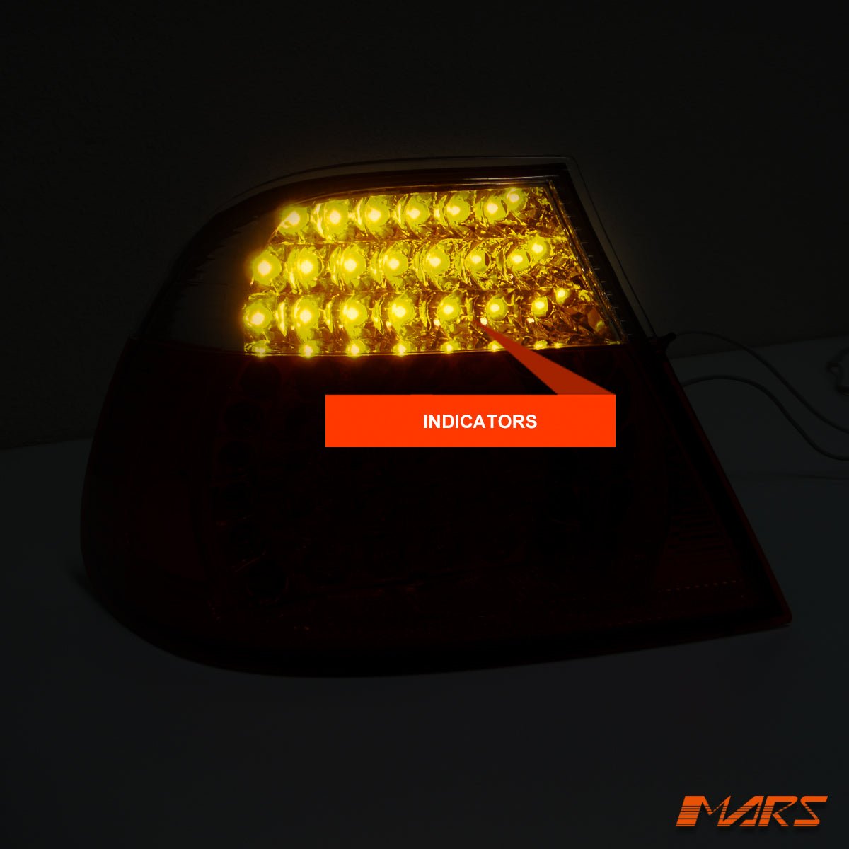 Smoked Red LED Tail Lights for BMW 3 - Series E46 2D Coupe 1999 - 2002 Pre LCI & M3 - Mars Performance