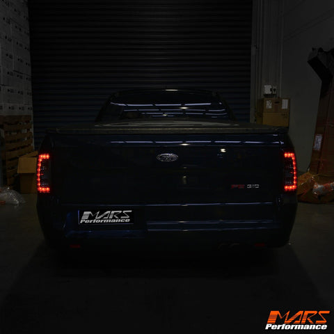 Smoked Red LED Tail Lights for Ford Falcon FG UTE XR6 XR8 Turbo R6 FPV GS F6 Pursuit - Mars Performance