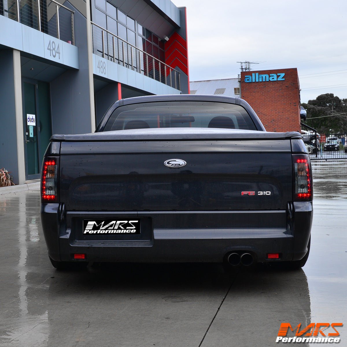 Smoked Red LED Tail Lights for Ford Falcon FG UTE XR6 XR8 Turbo R6 FPV GS F6 Pursuit - Mars Performance