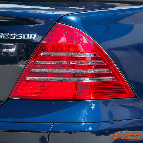 Smoked Red LED Tail Lights for Mercedes - Benz C - Class W203 4 doors Sedan 2000 - 2004 - Mars Performance