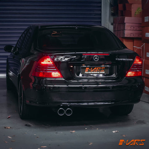 Smoked Red LED Tail Lights for Mercedes - Benz C - Class W203 4 doors Sedan 2000 - 2004 - Mars Performance