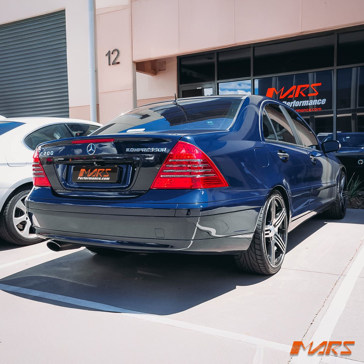 Smoked Red LED Tail Lights for Mercedes - Benz C - Class W203 4 doors Sedan 2000 - 2004 - Mars Performance