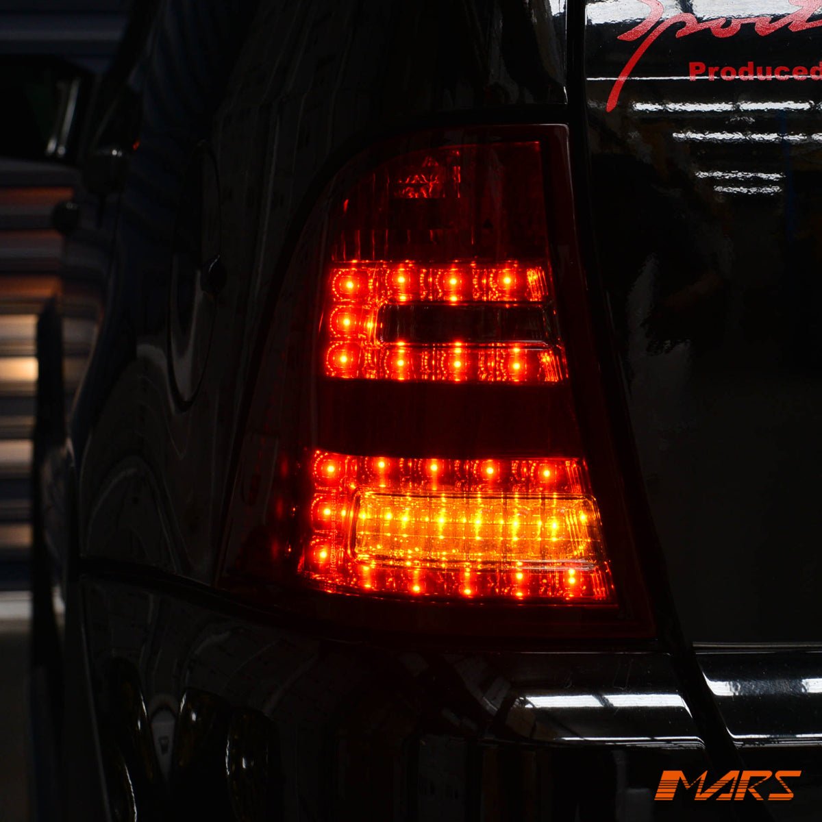Smoked Red LED Tail Lights for Mercedes - Benz ML - Class W163 1997 - 2005 & ML55 AMG - Mars Performance