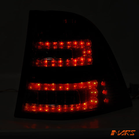 Smoked Red LED Tail Lights for Mercedes - Benz ML - Class W163 1997 - 2005 & ML55 AMG - Mars Performance