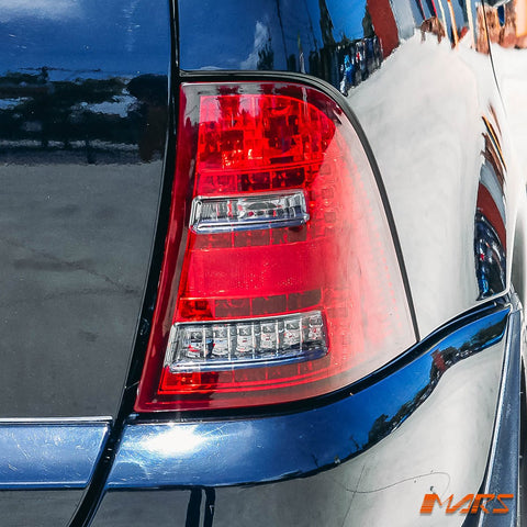 Smoked Red LED Tail Lights for Mercedes - Benz ML - Class W163 1997 - 2005 & ML55 AMG - Mars Performance
