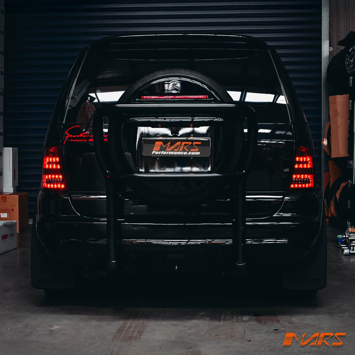 Smoked Red LED Tail Lights for Mercedes - Benz ML - Class W163 1997 - 2005 & ML55 AMG - Mars Performance