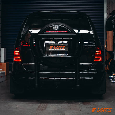 Smoked Red LED Tail Lights for Mercedes - Benz ML - Class W163 1997 - 2005 & ML55 AMG - Mars Performance