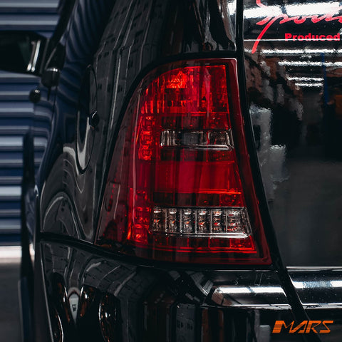 Smoked Red LED Tail Lights for Mercedes - Benz ML - Class W163 1997 - 2005 & ML55 AMG - Mars Performance