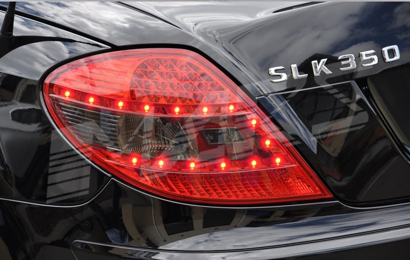 Smoked Red LED Tail Lights for Mercedes - Benz SLK R171 Convertible - Mars Performance