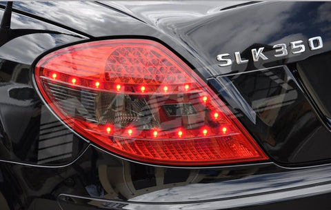 Smoked Red LED Tail Lights for Mercedes - Benz SLK R171 Convertible - Mars Performance