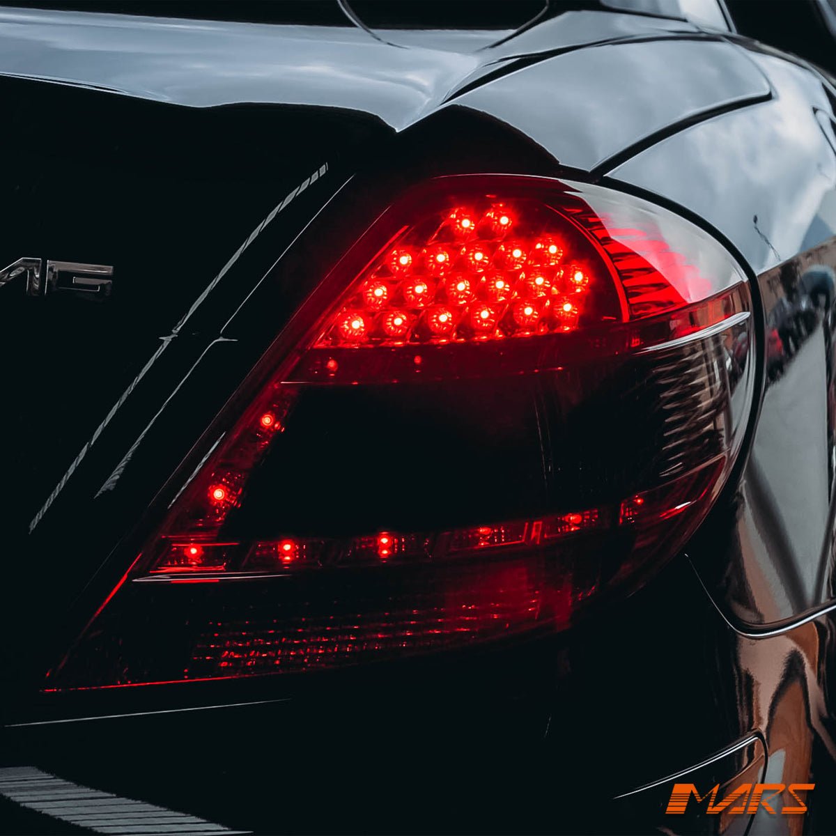Smoked Red LED Tail Lights for Mercedes - Benz SLK R171 & SLK55 AMG 2003 - 2010 - Mars Performance