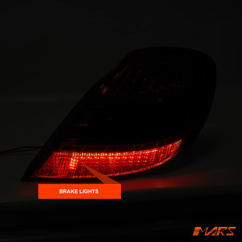 Smoked Red LED Tail Lights for Mercedes - Benz SLK R171 & SLK55 AMG 2003 - 2010 - Mars Performance