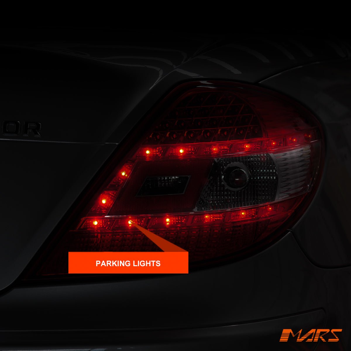 Smoked Red LED Tail Lights for Mercedes - Benz SLK R171 & SLK55 AMG 2003 - 2010 - Mars Performance