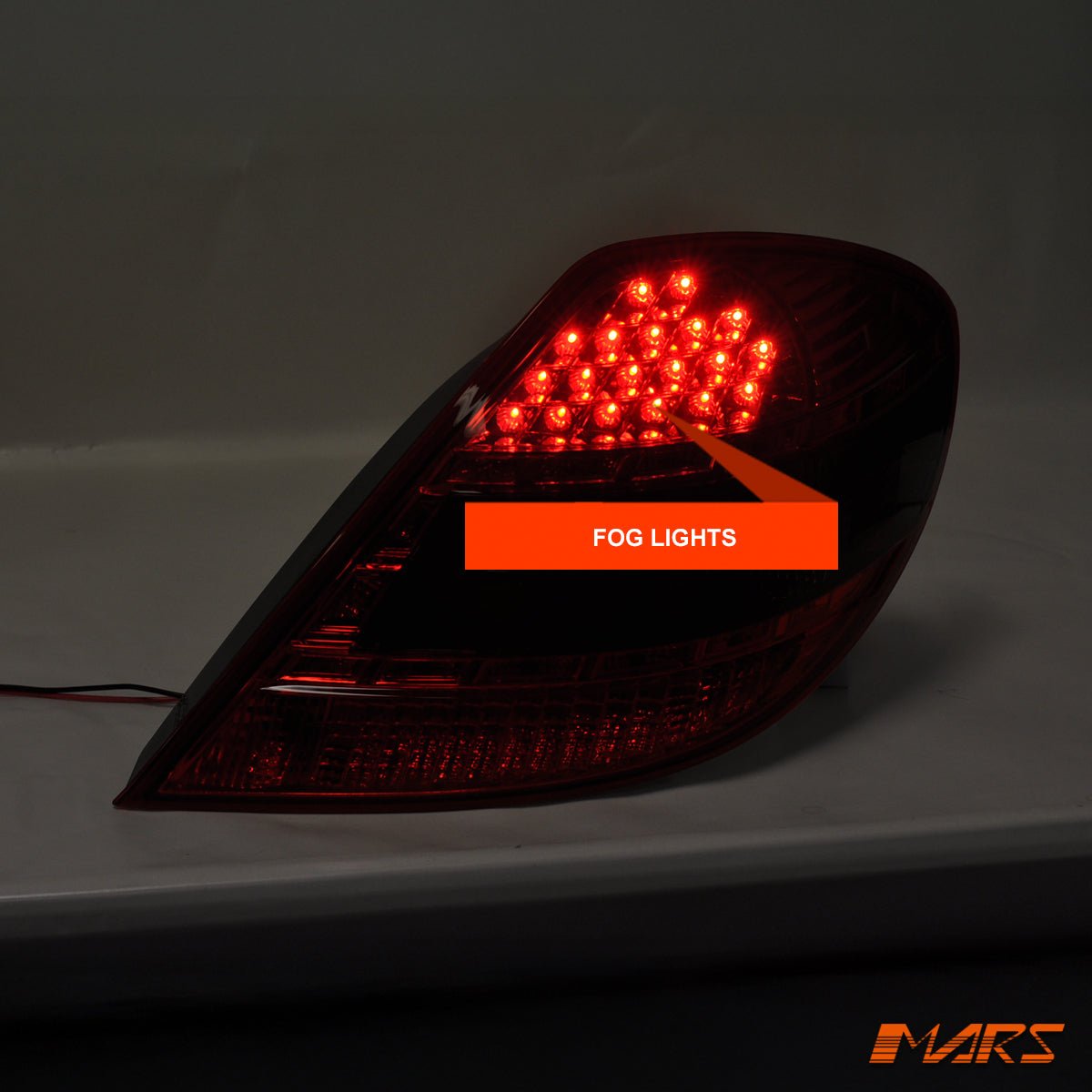 Smoked Red LED Tail Lights for Mercedes - Benz SLK R171 & SLK55 AMG 2003 - 2010 - Mars Performance