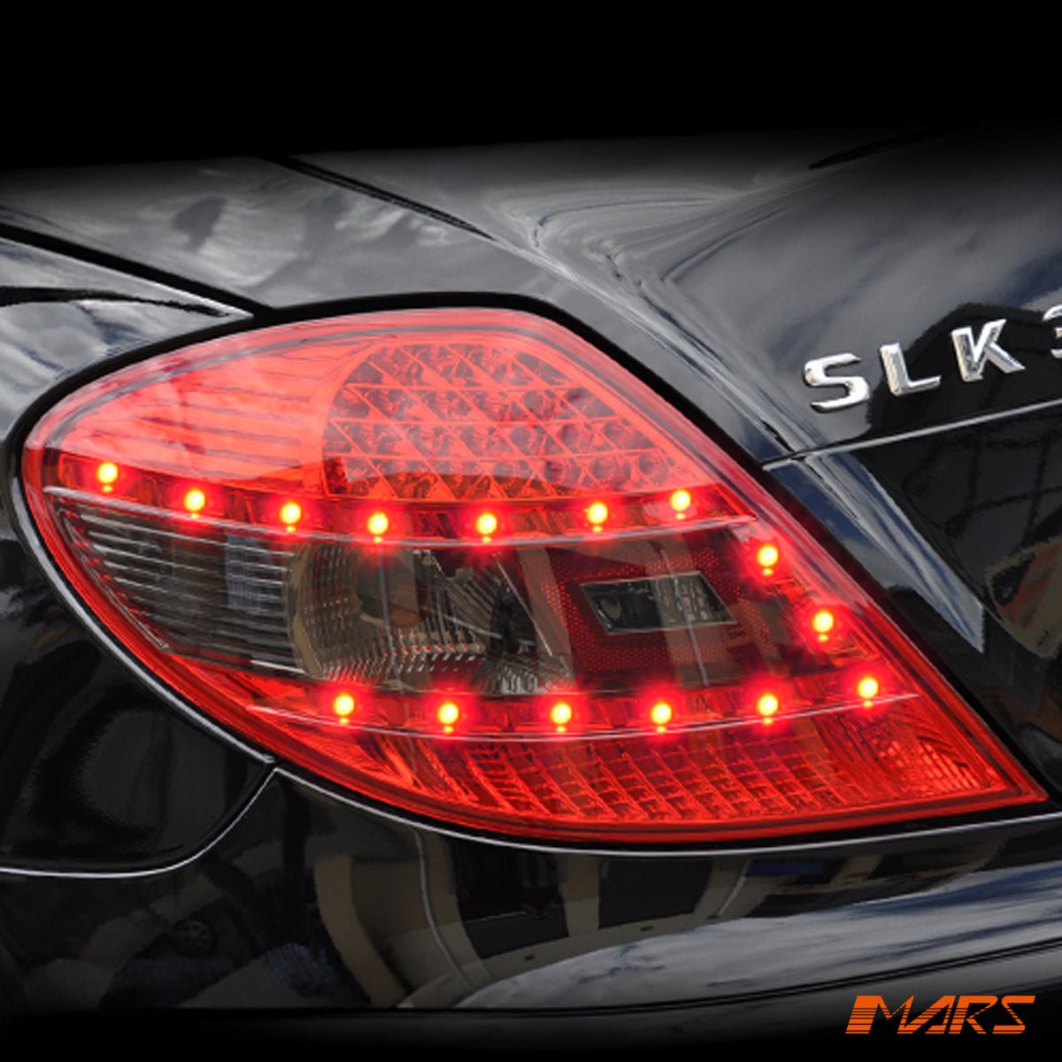 Smoked Red LED Tail Lights for Mercedes - Benz SLK R171 & SLK55 AMG 2003 - 2010 - Mars Performance