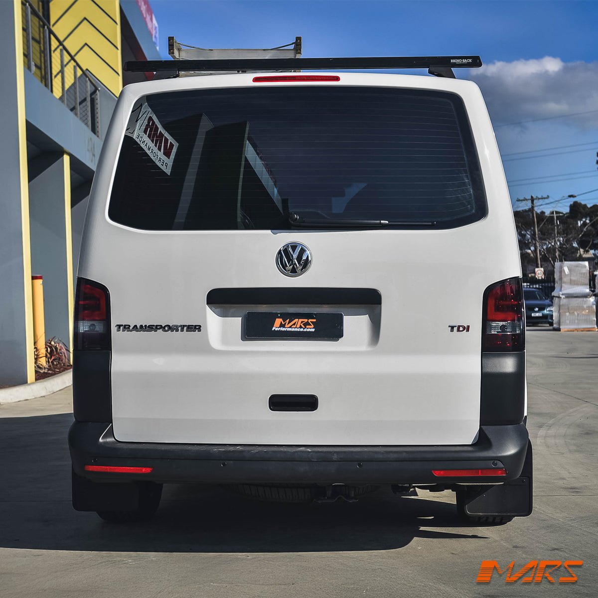 Smoked Red LED Tail lights for Volkswagen VW Transporter T5 04 - 15 with LED Indicators - Mars Performance