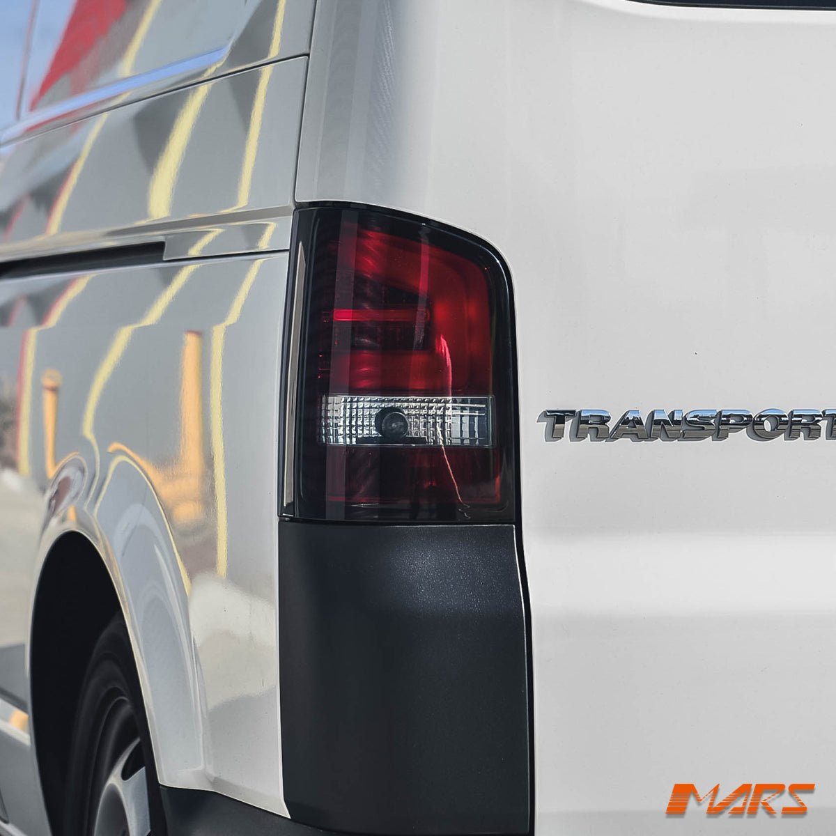 Smoked Red LED Tail lights for Volkswagen VW Transporter T5 04 - 15 with LED Indicators - Mars Performance