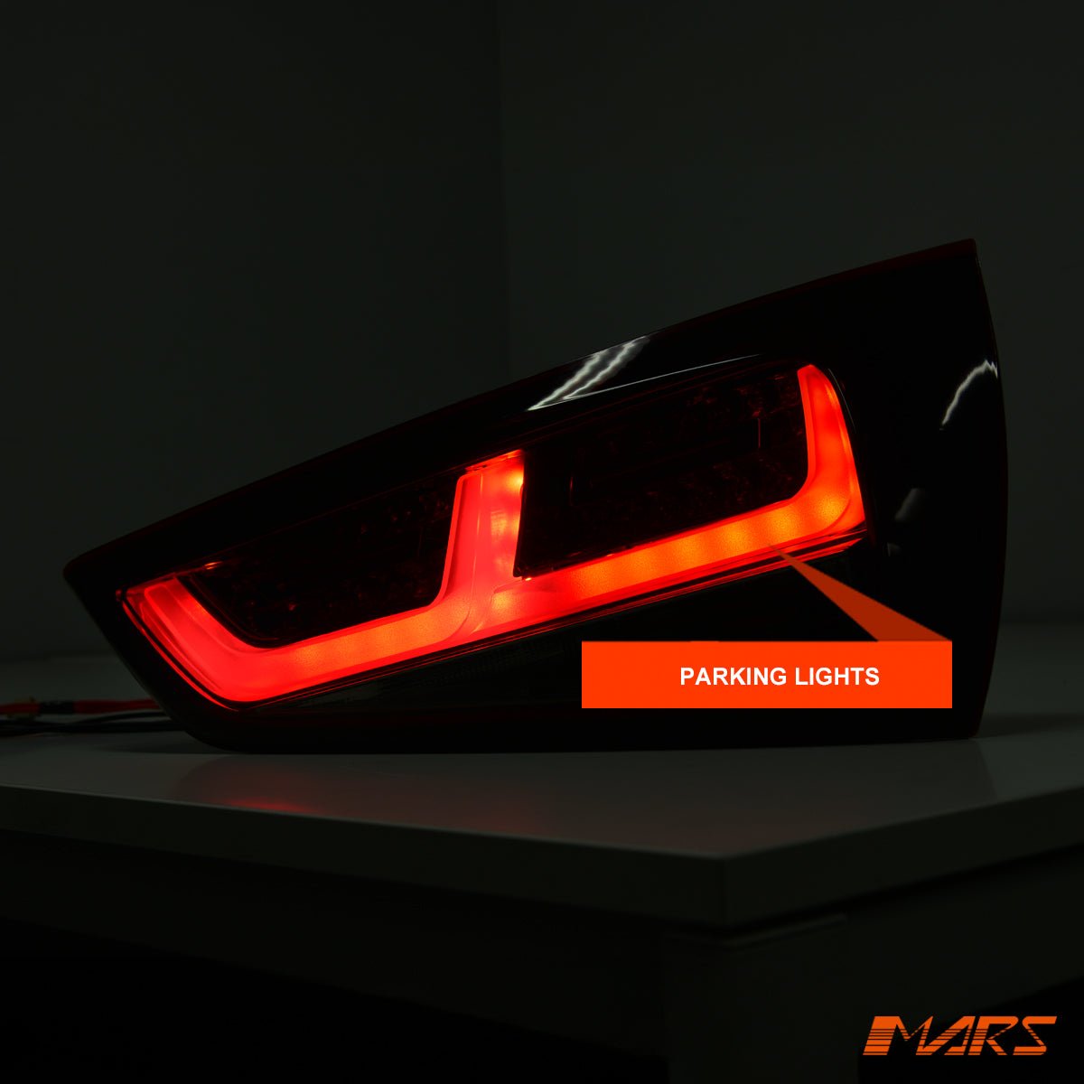 Smoked Red upgrade 3D LED Stripe Bar Tail Lights for AUDI A1 8X 2010 - 2014 Hatch - Mars Performance