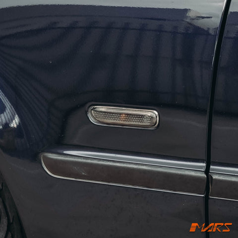 Smoked Side Fender Guard turn signal indicator lights for BMW 3 - Series E46 Pre LCI Coupe & Sedan - Mars Performance
