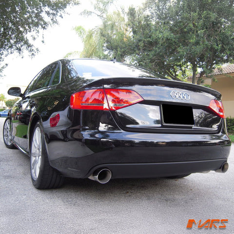 Sports Rear Bumper bar Diffuser Bodykit with Twin Exhaust outlet for AUDI A4 B8 2009 - 2011 Sedan - Mars Performance