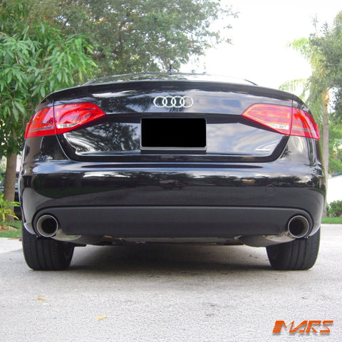 Sports Rear Bumper bar Diffuser Bodykit with Twin Exhaust outlet for AUDI A4 B8 2009 - 2011 Sedan - Mars Performance