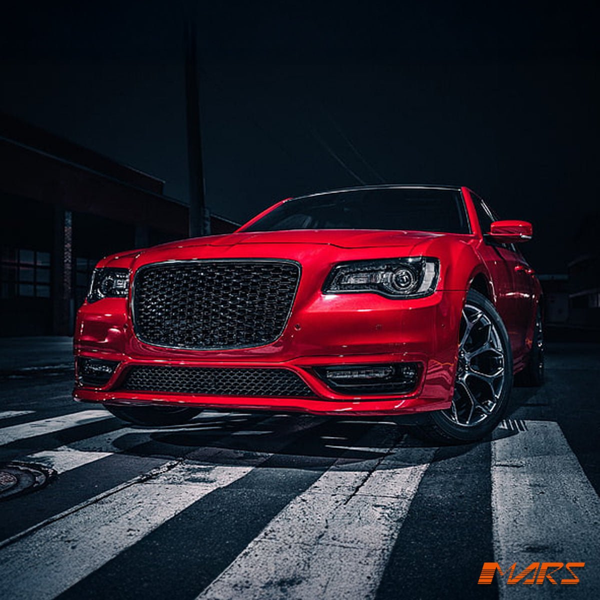 SRT Style Front Bumper Bar Bodykit with Grill & DRL Lights for Chrysler 300 LX 2012 - 2021 - Mars Performance