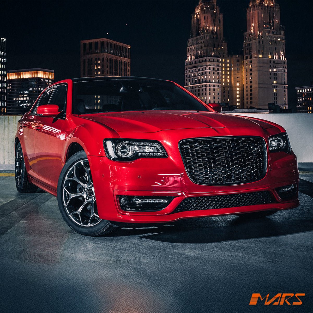 SRT Style Front Bumper Bar Bodykit with Grill & DRL Lights for Chrysler 300 LX 2012 - 2021 - Mars Performance