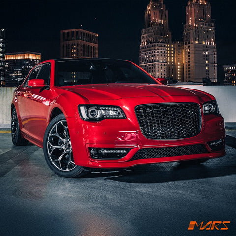 SRT Style Front Bumper Bar Bodykit with Grill & DRL Lights for Chrysler 300 LX 2012 - 2021 - Mars Performance