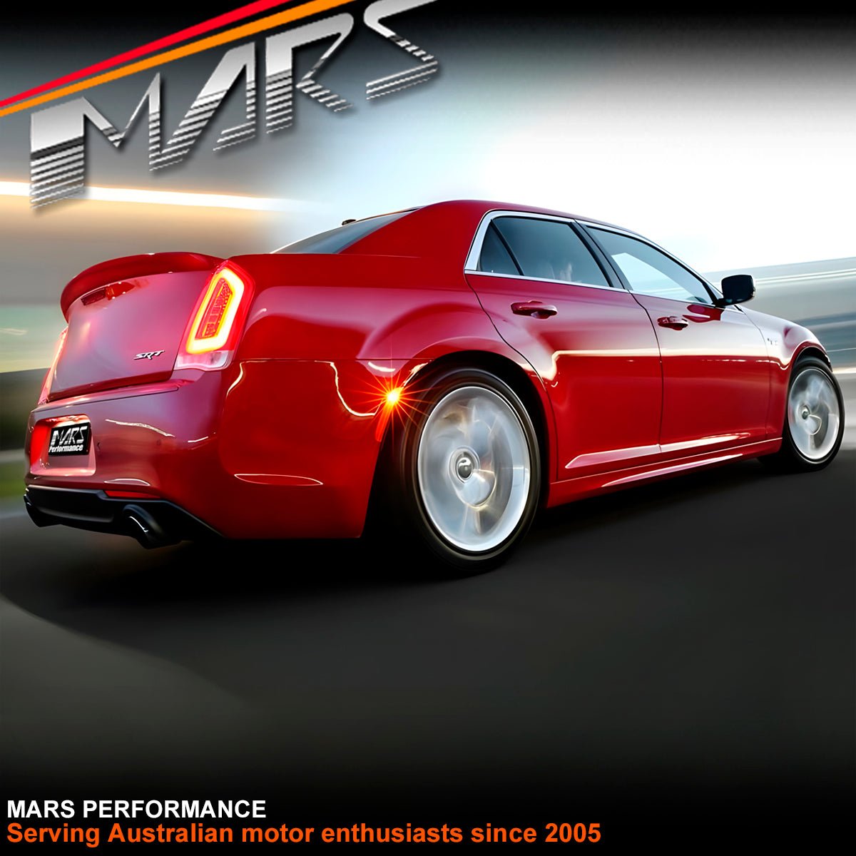 SRT Style Rear Bumper Bar Cover Bodykit for Chrysler 300 LX 2015 - 2021 - Mars Performance