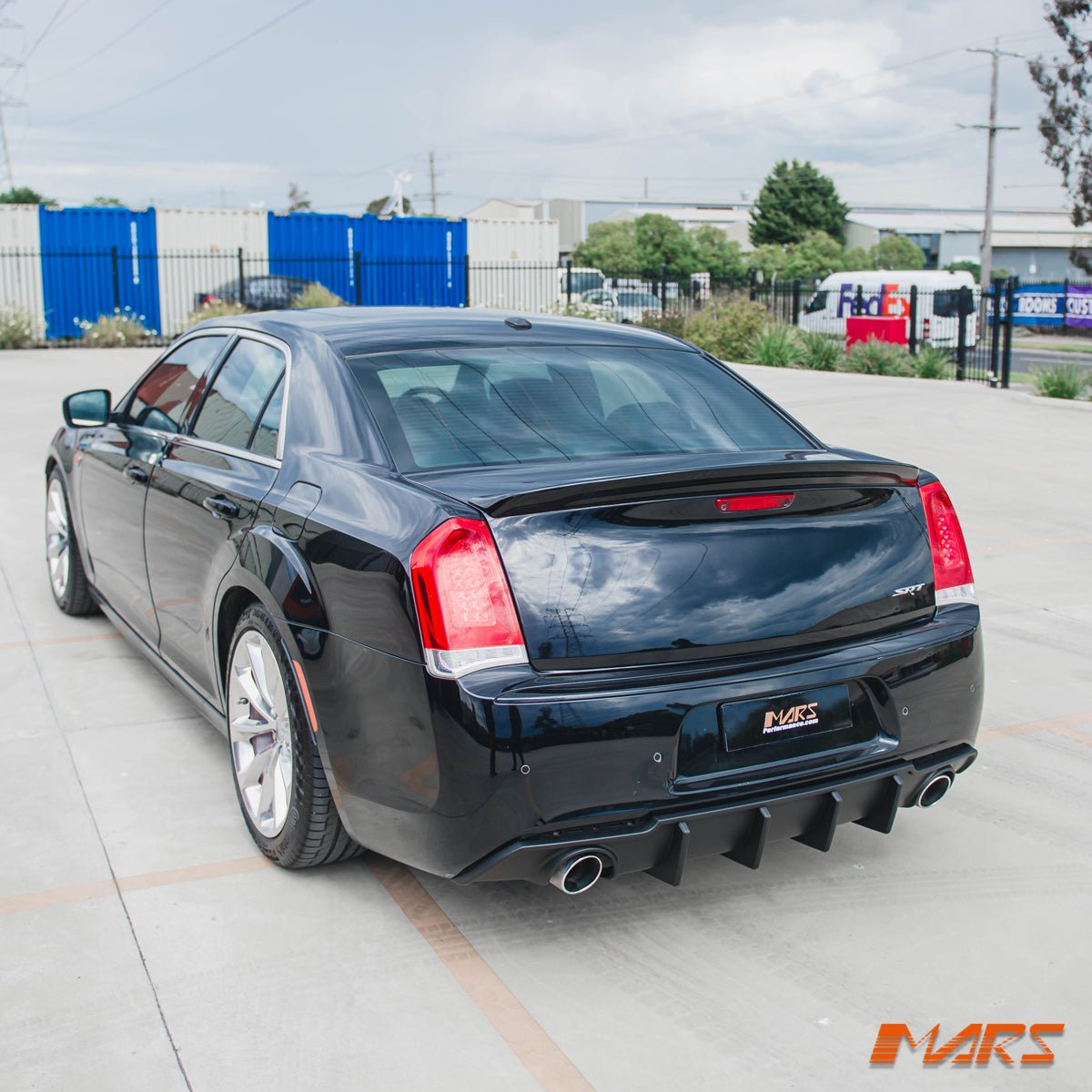 SRT Style Rear Trunk Lip Spoiler Bodykit Wing for Chrysler 300 LX 2012 - 2021 Sedan - Mars Performance