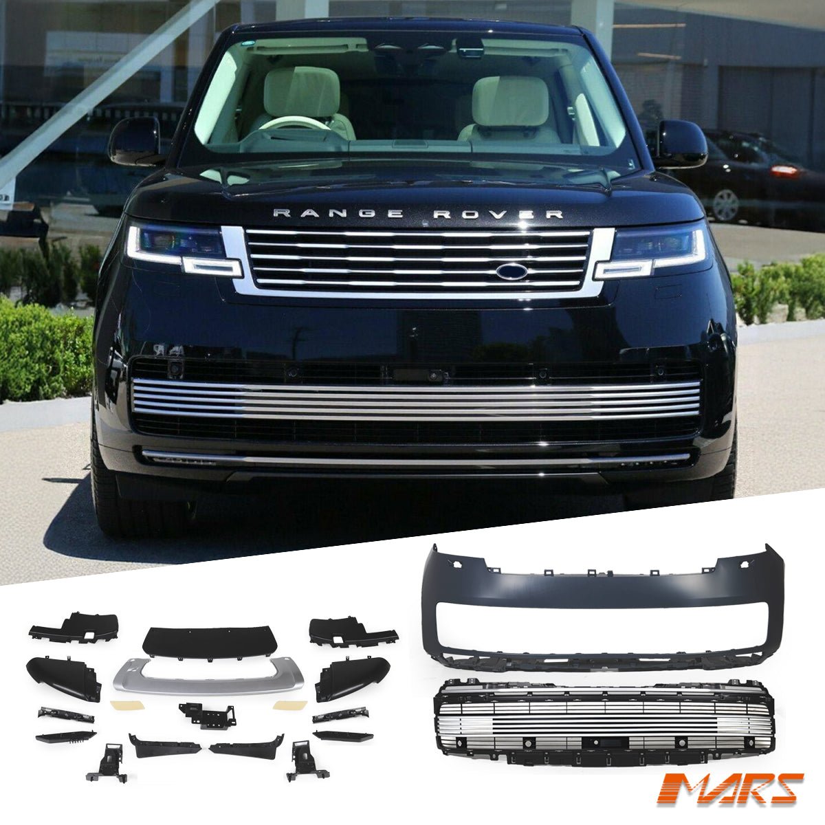 SV Style Front Bumper Bar Bodykit for LAND ROVER Range Rover Vouge L46 ...